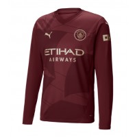 Maglie da calcio Manchester City Terza Maglia 2024-25 Manica Lunga